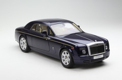 1/18 KYOSHO ROLLS-ROYCE PHANTOM COUPE Hardtop (Blue) Diecast Car Model