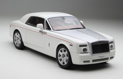 1/18 Kyosho Rolls-Royce Phantom Coupe Hardtop (White w/ Silver Hood) Diecast Car Model