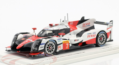 1/43 Spark 2017 Toyota TS050 Hybrid #7 WEC 6h Silverstone Toyota Gazoo Racing Mike Conway, Kamui Kobayashi, José Maria Lopez Car Model