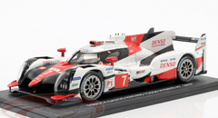 1/38 Spark 2017 Toyota TS050 Hybrid #7 Toyota Racing WEC 24h LeMans Toyota Gazoo Racing Mike Conway, Kamui Kobayashi, José Maria Lopez Car Model