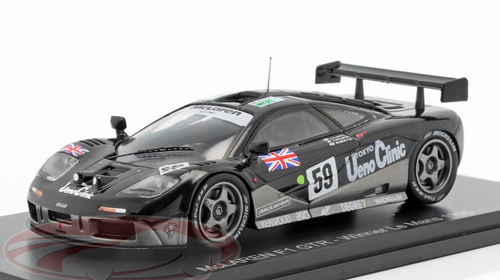 1/43 Spark 1995 McLaren F1 GTR #59 Winner 24h LeMans Kokusai Kaihatsu  Racing Yannick Dalmas, Masanori Sekiya, JJ Lehto Car Model