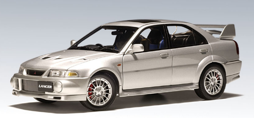 NO BOX 1/18 AUTOart Mitsubishi Lancer Evo VI Evo 6 Street Car RHD (Silver)  Diecast Car Model