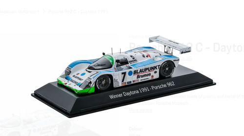 1/43 Dealer Edition 1991 Porsche 962 #7 Winner 24h Daytona Joest