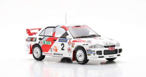 1/43 Mitsubishi Lancer EVOLUTION No.2 Winner Rally Hong Kong
