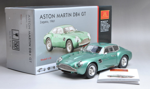 1/18 CMC 1961 Aston Martin DB4 GT Zagato (Green) Diecast Car Model