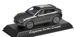 1/43 Dealer Edition 2019 Porsche Cayenne Turbo Coupe (Dark Grey Metallic) Car Model