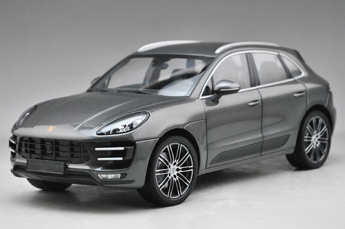 1/18 Minichamps Porsche Macan Turbo (Metallic Grey) Diecast Car