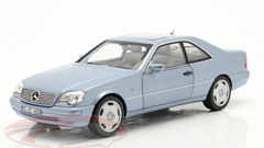 1/18 Dealer Edition 1996-1998 Mercedes-Benz CL 600 Coupe (C140) (Pearl Blue Metallic) Diecast Car Model