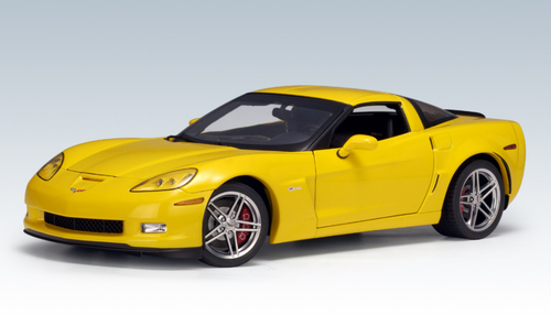 1/18 AUTOart Chevrolet Corvette C6 Z06 (Yellow) Diecast Car Model