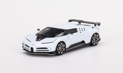 1/43 TSM Model Bugatti Centodieci White Car Model - LIVECARMODEL.com