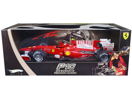公式 #8 F10 Ferrari Fernando Bahrain One Formula F1 Winner Alonso ミニカー