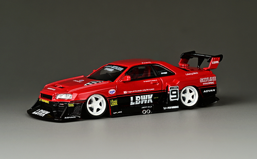 CM MODEL 1/64 NISSAN SKYLINE ER34 LBWK 1/64 CM-Models Nissan Skyline ER34 LBWK SuperSilhouette NO.9