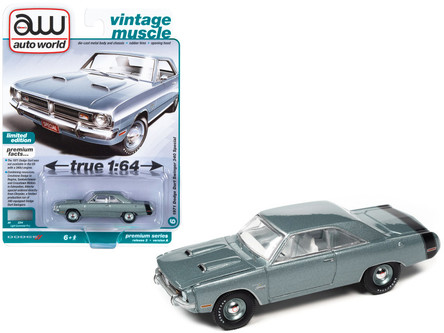 1971 Dodge Dart Swinger 340 Special Light Gunmetal Gray Metallic