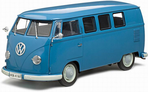 1/12 Sunstar 1957 Volkswagen Kombi Micro T1 Bus (Dove Blue
