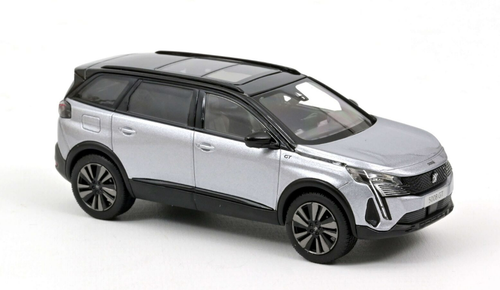 1/43 Norev 2021 Peugeot 5008 GT Black Pack (Silver Grey Metallic