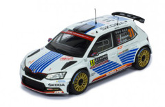 1/24 Ixo 2017 Skoda Fabia R5 #31 Rallye Monte Carlo Andreas Mikkelsen, Anders Jæger Car Model