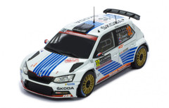 1/24 Ixo 2017 Skoda Fabia R5 #32 Rallye Monte Carlo Jan Kopecký, Pavel Dresler Car Model