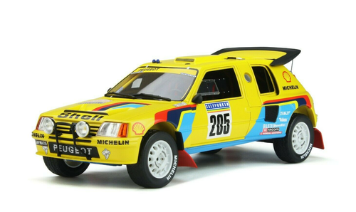 d*9様 Spark Peugeot 205 T16 Road Version 1/18 OTTO 1987 Peugeot 205 T16 #205 Vatanen Winner Paris Dakar