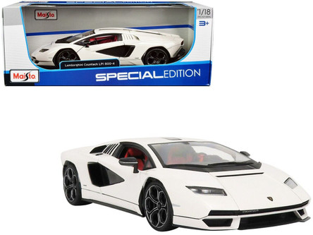 1/18 Maisto 2022 Lamborghini Countach LPI 800-4 (White) Diecast