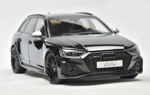 1/18 アウディ　RS4 カブリオレ　A4 オープンカー　ミニカー　ブラック 1/18 AUTOKOL 2022 Audi RS4 (B9) Avant (Black) Diecast Car Model