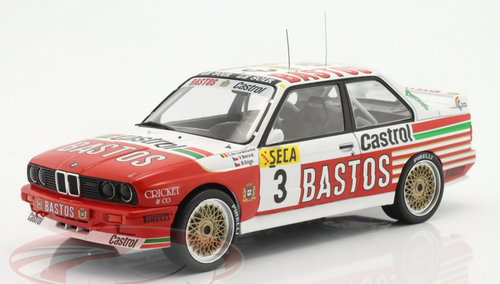 1/18 Ixo 1991 BMW M3 (E30) Sport Evo #3 24h Spa Bastos Castrol