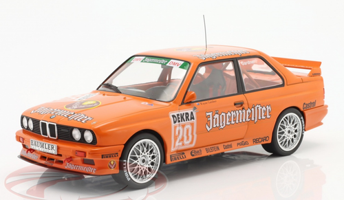 新品 1/18 イクソ  M3 E30 DTM イエガーマイスター 1/18 Ixo 1992 BMW M3 (E30) Jägermeister #20 DTM Nürburgring