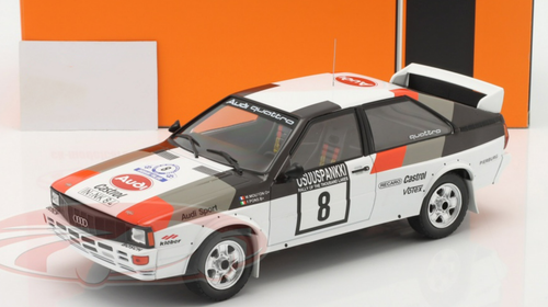 1/18 Ixo 1982 Audi Quattro #8 Rallye 1000 Lakes Audi Sport Team