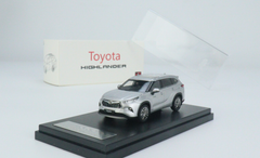 1/64 LCD Toyota HighLander Metallic Silver Diecast Car Model