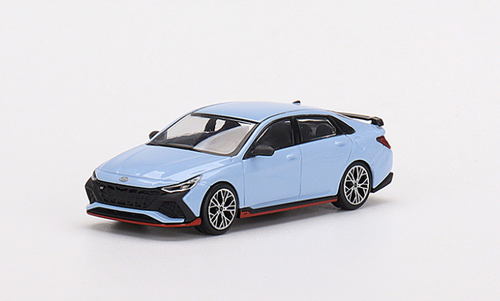 1/64 Mini GT Hyundai Elantra N Performance (Blue) Diecast Car Model ...