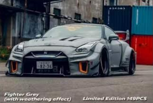 1/18 LB-Silhouette Works GT Nissan 35GT-RR (Fighter Grey