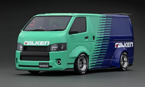 Van☆life 1/18 Ignition Model T・S・D Works Toyota Hiace Iace Matte