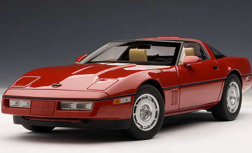 1/18 AUTOart 1986 Chevrolet Chevy Corvette C4 (Bright Red) Car