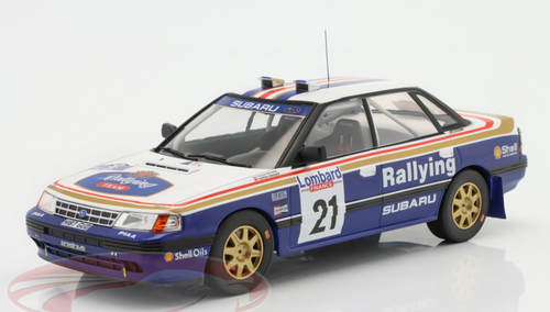 1/18 Ixo 1991 Subaru Legacy RS #21 Lombard RAC Rallye Subaru Rally