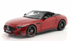 1/18 Dealer Edition 2022 Mercedes-Benz AMG SL63 4Matic+ Roadster (R232) (Patagonienrot Red) Diecast Car Model