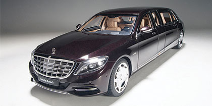 1/18 AUTOart MERCEDES MAYBACH S 600 S600 PULLMAN (DARK RED