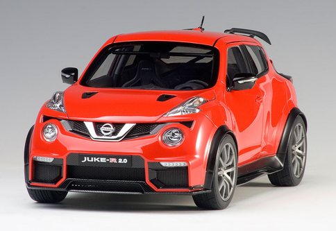 1/18 AUTOart Nissan Juke R 2.0 (Red) Car Model - LIVECARMODEL.com