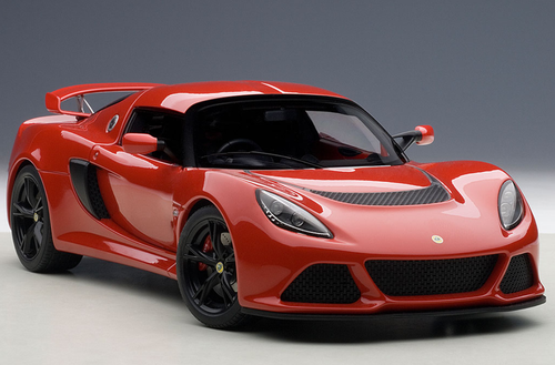 ムー 1/18 AUTOart Lotus Exige S (Red) Car Model - LIVECARMODEL.com
