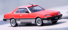  1/64 INNO NISSAN SKYLINE 2000 TURBO RS-X (DR30) Red/Silver