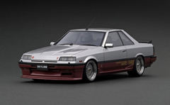 1/18 Ignition Model Nissan Skyline 2000 RS-X Turbo-C (R30) Silver/Red