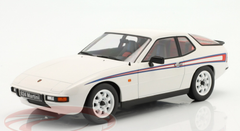 1/18 KK-Scale 1985 Porsche 924 (White with Martini Livery) Car Model