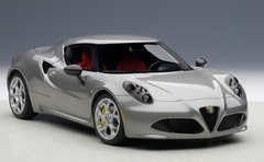 1/18 AUTOart ALFA ROMEO 4C Hardtop (METALLIC GREY) Diecast Car Model 70187