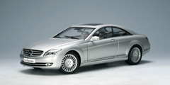 1/18 AUTOart Mercedes-Benz CL-Class CL-Klasse Coupe (Silver) Diecast Model 76164