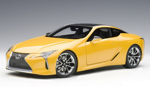 AUTOart 1/18　レクサス LC500 1/18 AUTOart Lexus LC LC500 (Black with Brown Interior) Car Model