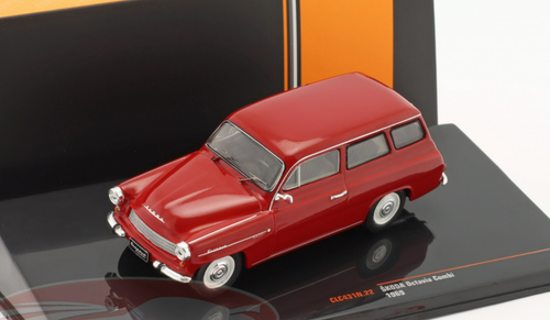 1/43 Ixo 1969 Skoda Octavia Combi (Red) Car Model - LIVECARMODEL.com
