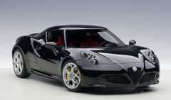 1/18 AUTOart Alfa Romeo 4C Hardtop (Gloss Black)  Car Model