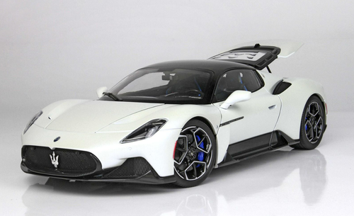 1/18 BBR Maserati MC20 (Audace White) Diecast Car Model