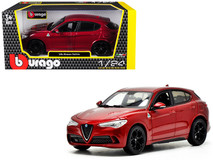 1/24 Bburago Alfa Romeo Stelvio Quadrifoglio (Red) Diecast Car Model