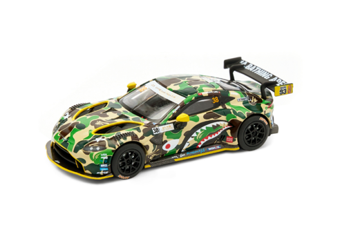 1/64 POPRACE BAPE® x Aston Martin Vantage GT3 Green Car