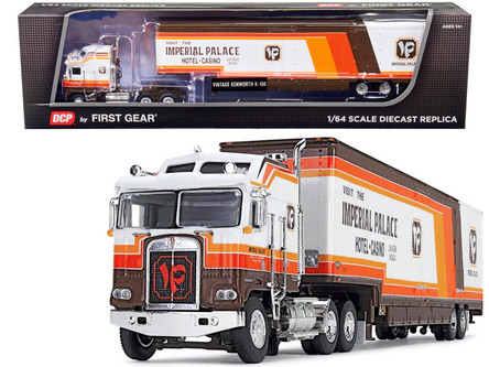 Kenworth K100 COE Aerodyne Sleeper Cab and Kentucky Moving Trailer