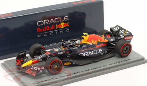 1/43 Spark 2022 Sergio Perez Red Bull RB18 #11 Saudi Arabia GP